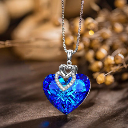 Heart of the Ocean Necklace: Exquisite Rhodium Plating